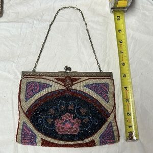 Antique beaded handbag